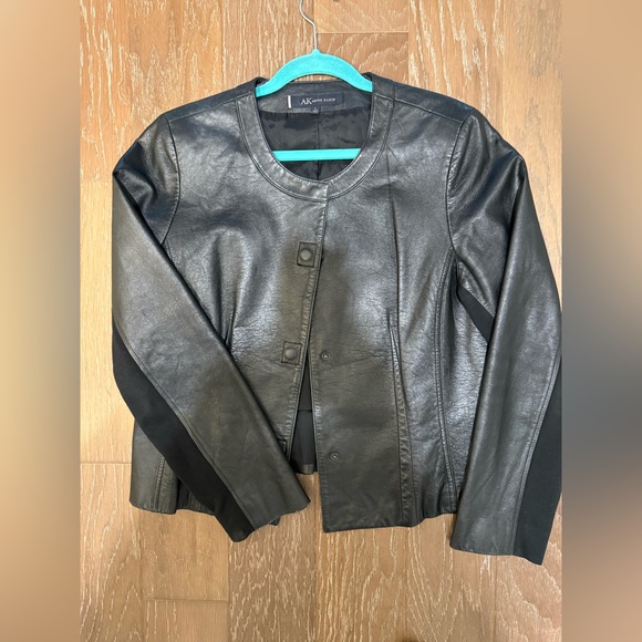 Anne Klein Jackets & Blazers - Anne Klein Black Leather Jacket